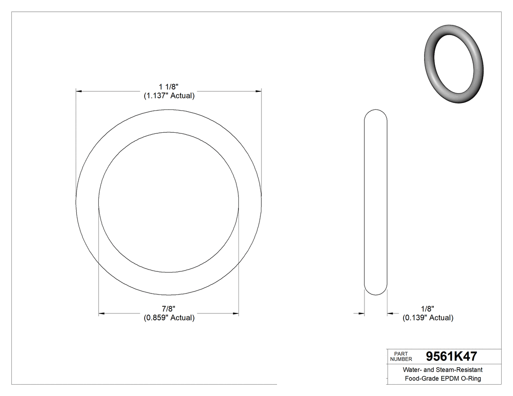 Technical drawing - 9561K47